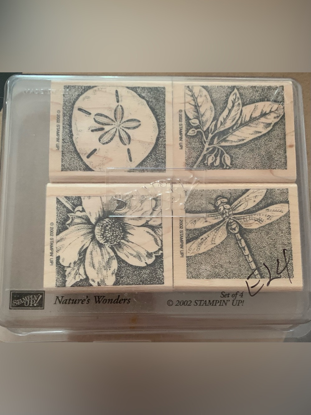 Stampin' Up! Nature's Wonders Wood-Mount Stamps 2002